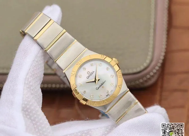 Omega Constellation 27mm Quartz Ladies 1371.71.00 TW Factory 1:1 Best Edition Replica Watch Swiss Eta Quartz 1376
